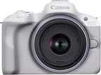 Canon E14CNEOSR50W1845STM EOS R50 Mirrorless Camera 18-45mm Lens Bundle