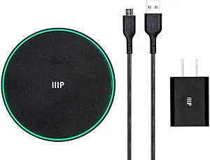 Monoprice 142519 Qi 15W Fast Wireless Charging Pad