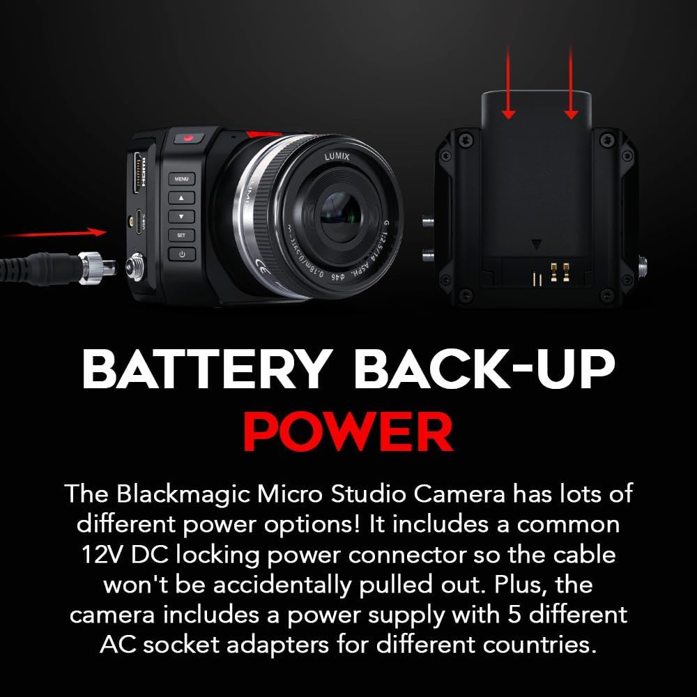 Blackmagic Design Micro Studio Camera 4K G2 Bundle