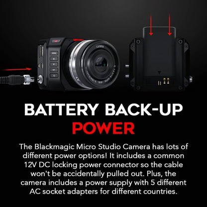 Blackmagic Design Micro Studio Camera 4K G2 Bundle