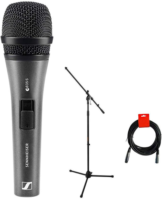 Sennheiser 004514 E835-S Vocal Mic Bundle