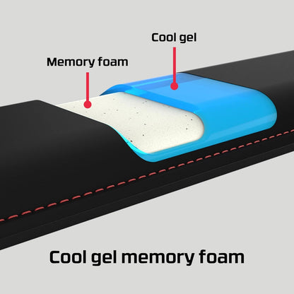 HyperX 4Z7X0AA Compact Cooling Gel Memory Foam Wrist Rest