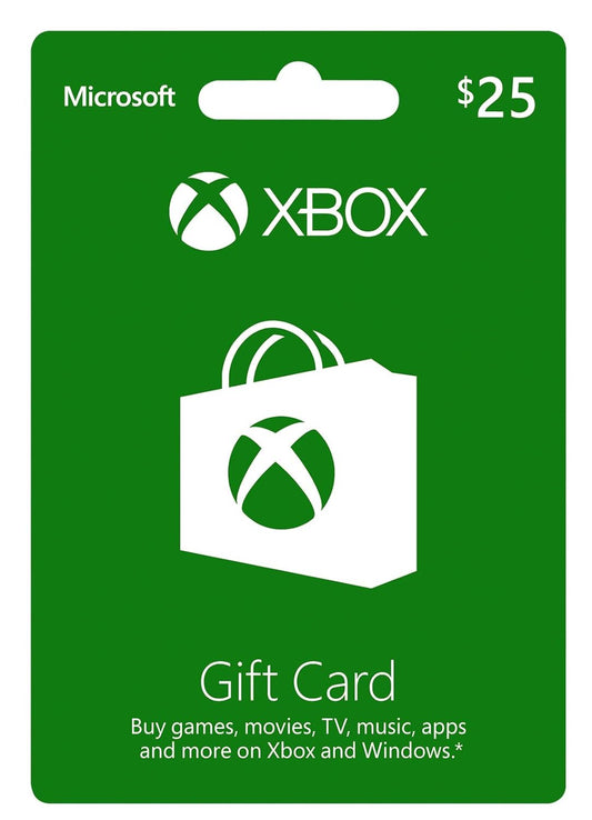 Microsoft K4W-00001 Xbox $25 Gift Card - Digital Code