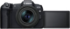 Canon R8 Mirrorless Camera 24-50mm + 75-300mm Lens Bundle (Renewed)