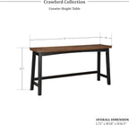 Lexicon 194840259152 Bar Table Set with 3 Stools
