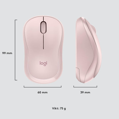 Logitech 910-006129 M220 Pink Silent Wireless Mouse