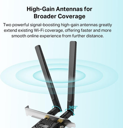 TP-Link Archer TX20E AX1800 WiFi 6 PCIe Adapter