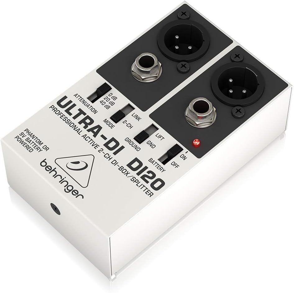 Behringer DI20 Ultra-DI Professional Active 2-Channel DI-Box