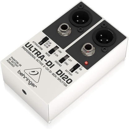 Behringer DI20 Ultra-DI Professional Active 2-Channel DI-Box