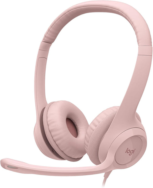 Logitech 981-001280 H390 Wired Headset Noise Cancelling Mic