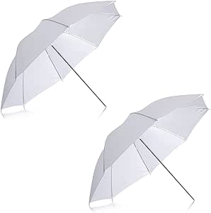 Neewer 90087808 33" White Translucent Soft Umbrellas (2 Pack)