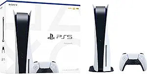 Sony 5 PlayStation 5 - PS5 Disc Version, 825GB SSD, 4K Gaming