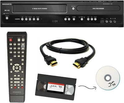 Magnavox VHS to DVD Recorder Combo HDMI VCR