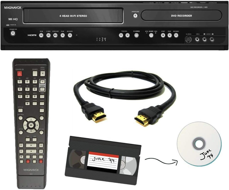 Magnavox VHS to DVD Recorder Combo HDMI VCR — main product image