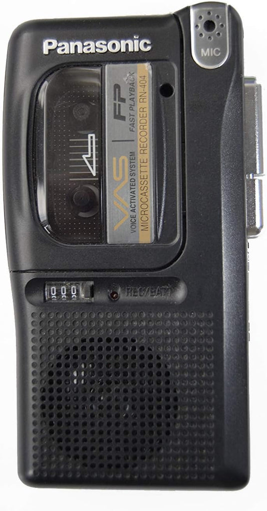 Panasonic 4330378417 Microcassette Voice Activated Recorder
