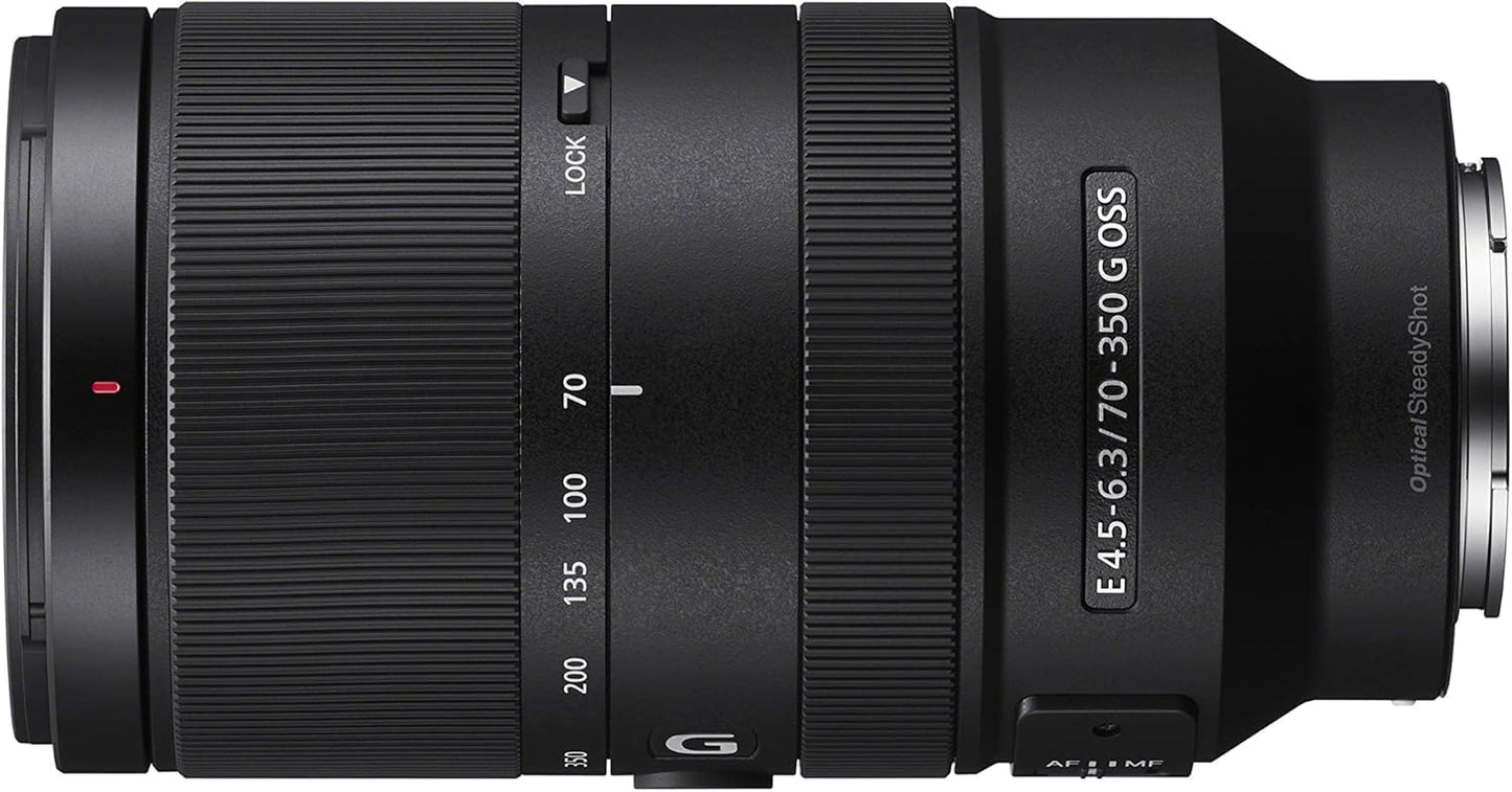 Sony SEL70350G E 70-350mm f/4.5-6.3 G OSS APS-C Lens Bundle