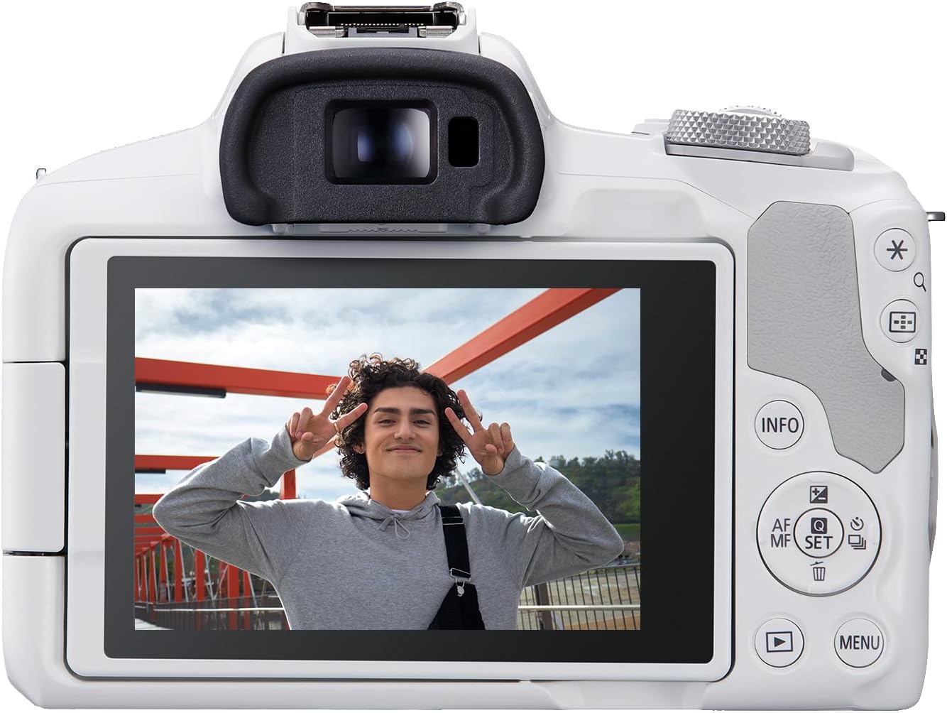 Canon 5812C012 EOS R50 White Mirrorless Camera Kit