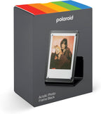 Polaroid 006366 Black Acrylic Photo Frame with Storage
