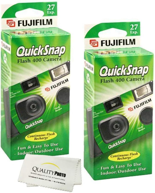 Fujifilm QuickSnap Flash 400 Disposable Camera 2-Pack