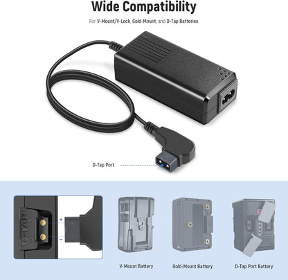 NEEWER 10100809 D-Tap Battery Charger V-Mount