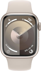 Apple Watch Series 9 GPS 41mm Starlight Aluminum (Renewed)
