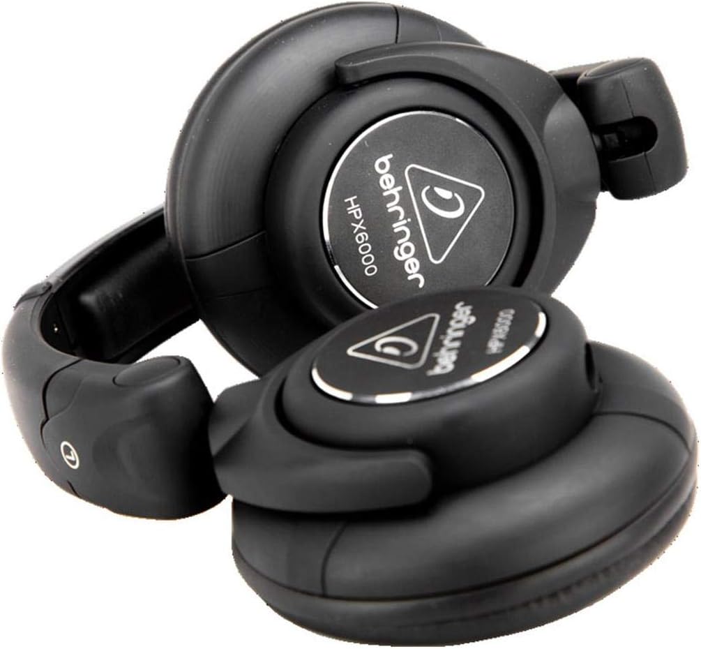 Behringer HPX6000 Professional DJ Headphones Black