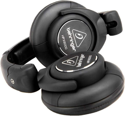 Behringer HPX6000 Professional DJ Headphones Black