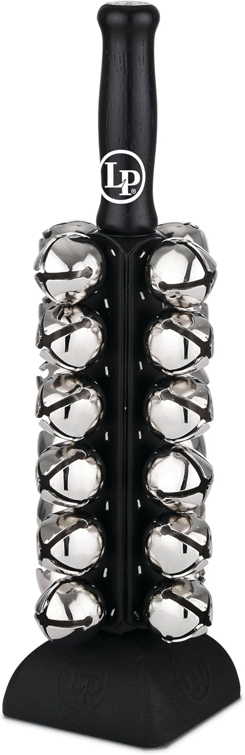 Latin Percussion LP3724 Sleigh Bells - 24 Bells, Black