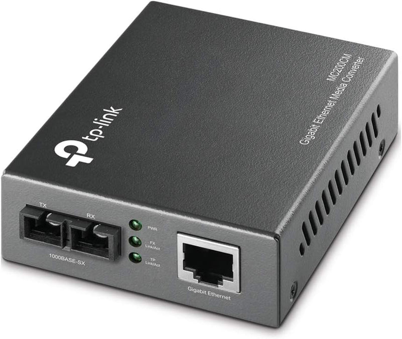 TP-Link MC200CM Gigabit SFP Fiber Media Converter — main product image