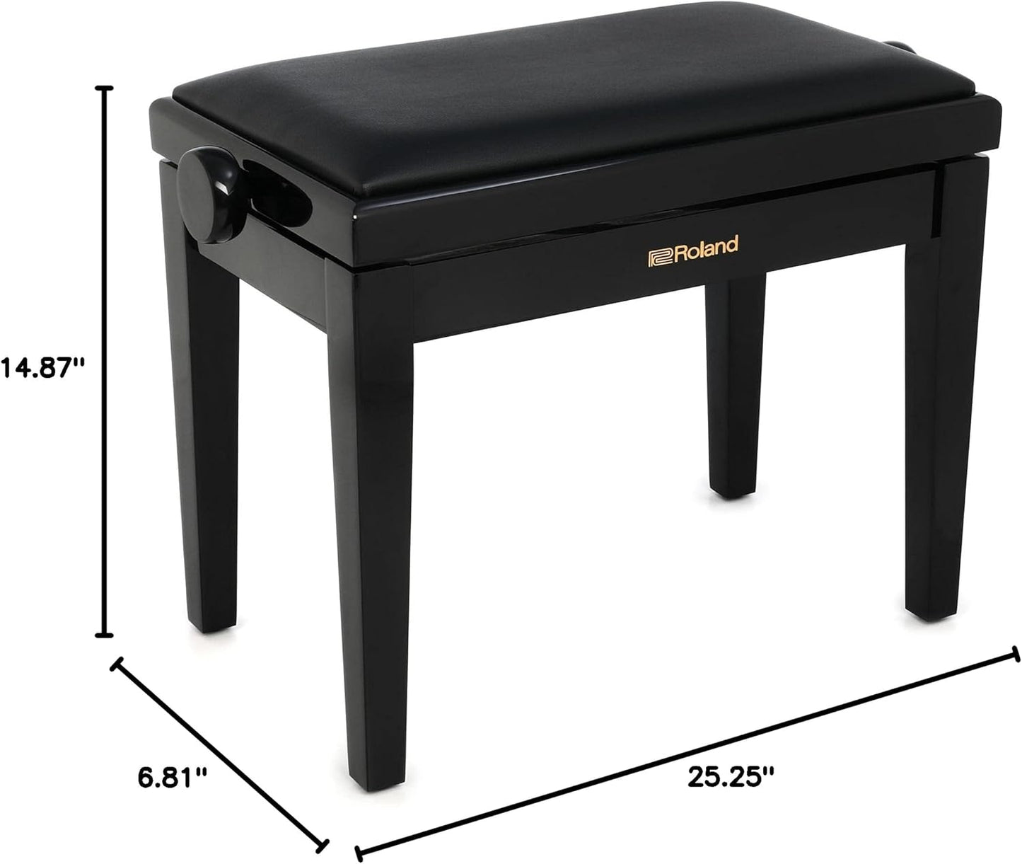 Roland RPB-200PE-US Polished Ebony Piano Bench