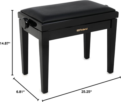 Roland RPB-200PE-US Polished Ebony Piano Bench
