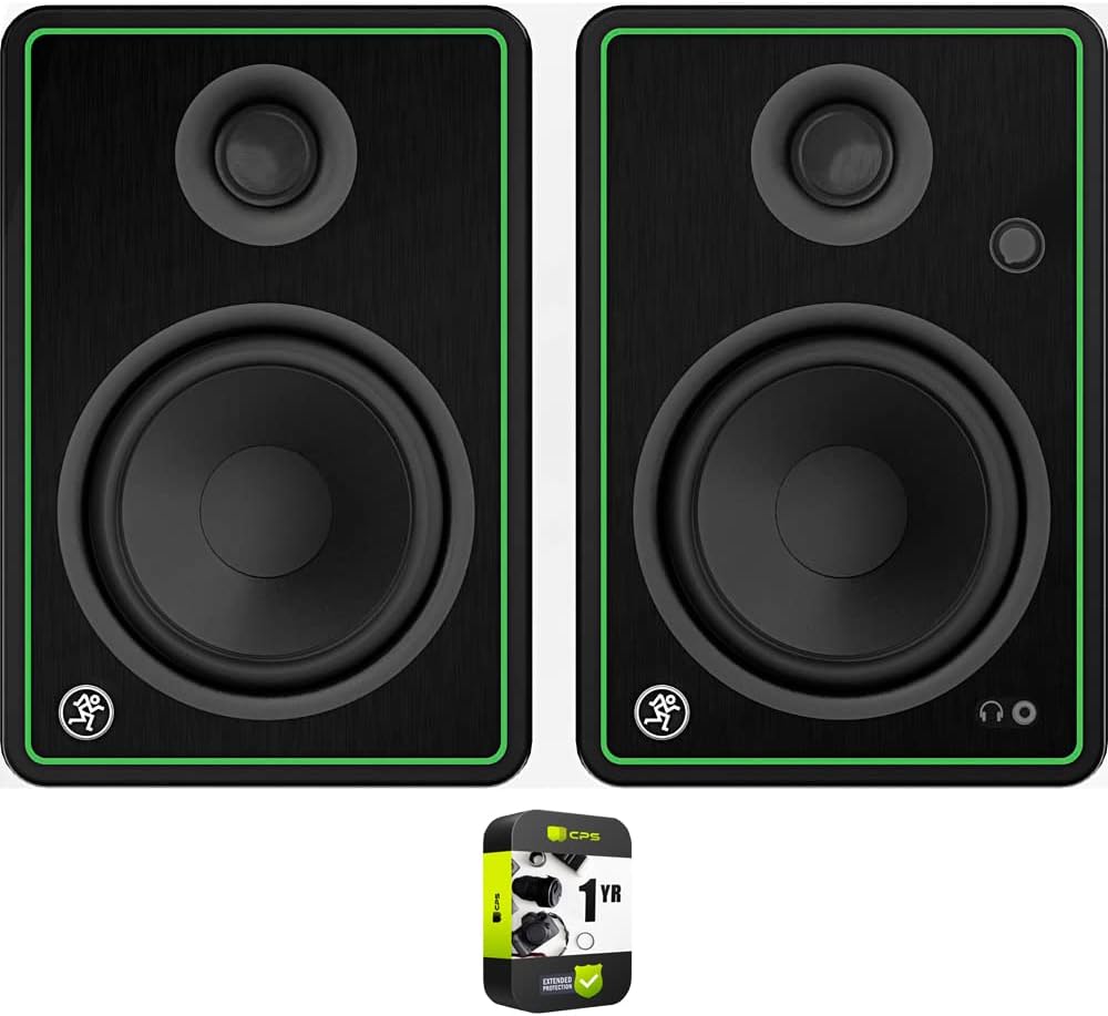 Mackie CR5-XBT 5" Bluetooth Studio Monitors Bundle