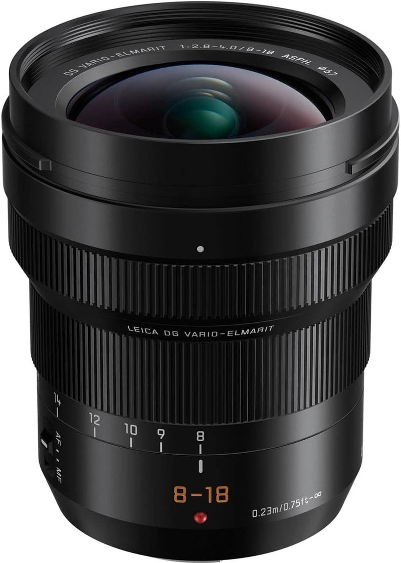 Panasonic H-E08018 Leica 8-18mm F2.8-4.0 Lens — main product image
