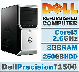 Dell Precision T1500 i5 Desktop 3GB DDR3 Win 7 Pro
