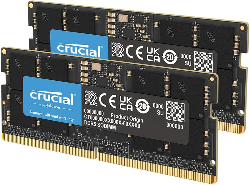 Crucial CT2K32G56C46S5 64GB DDR5 5600MHz Laptop Memory Kit — main product image