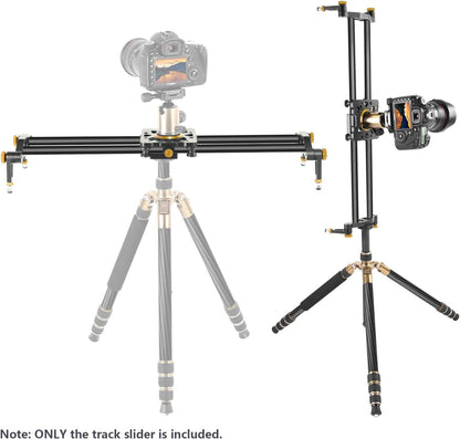 Neewer 47.2" Carbon Fiber Camera Slider: Video Stabilizer