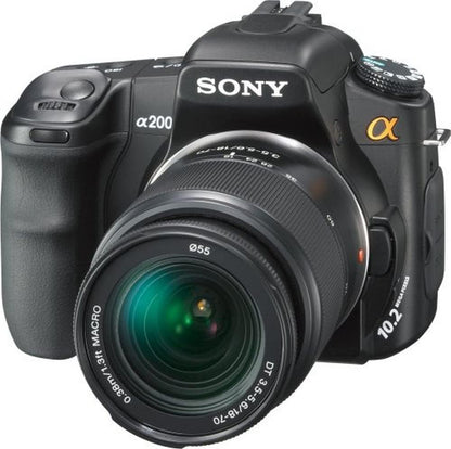 Sony B00125MHVM Alpha A200K DSLR Camera 18-70mm Lens