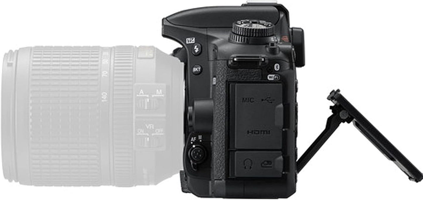 Nikon D7500 DSLR Camera Kit 18-55mm 70-300mm Lenses Renewed