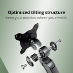 AOC AM400G Single Monitor Arm Desk Mount Vesa
