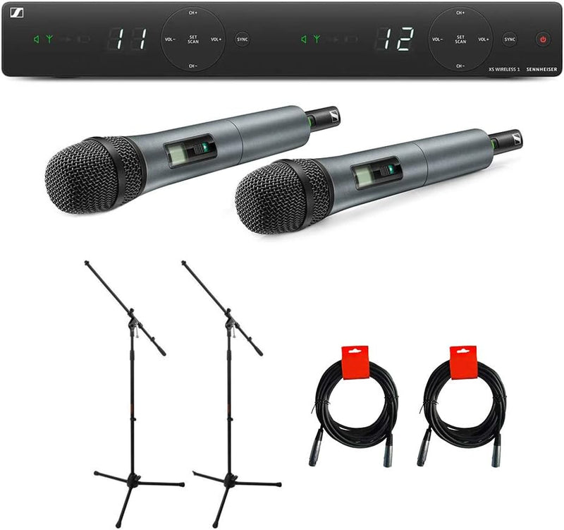 Sennheiser XSW 1-825 Dual Vocal Set Wireless Microphones — main product image