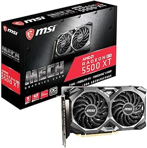 MSI RADEON RX 5500 XT MECH 8G OC Gaming Graphics Card
