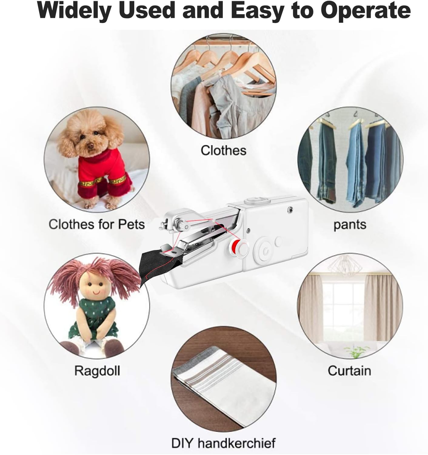 SanDisk Handheld Sewing Machine: Portable Mini Stitch Tool