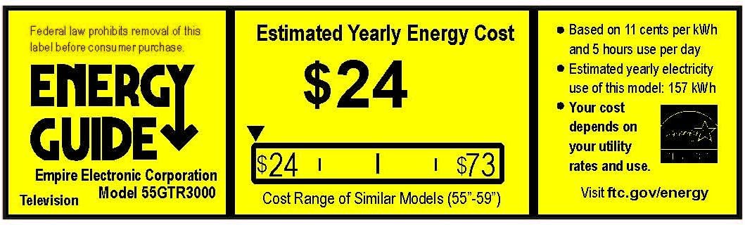 Polaroid 40GSR3100F 55" LED HDTV Black