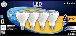 GE R30 LED Reflector Light Bulbs Soft White 4-Pack