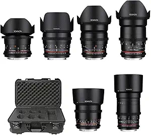 Rokinon DS Lens Bundles Cine 6-Lens Kit Canon EF