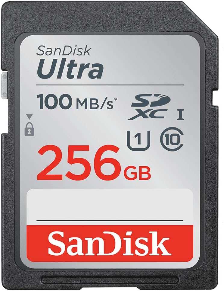 SanDisk 256GB Ultra SDXC UHS-I Memory Card — main product image