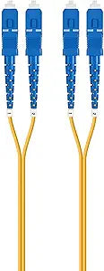 Monoprice 138464 SC/UPC-SC/UPC Single Mode Fiber Optic Cable 5M