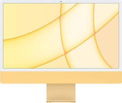 Apple iMac 24-inch M1 Chip 8GB RAM 256GB SSD Yellow Renewed