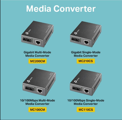 TP-Link MC200CM Gigabit SFP Fiber Media Converter