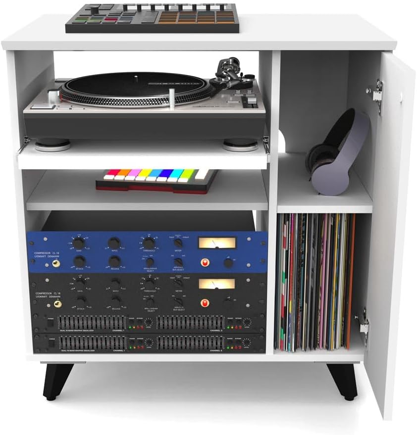 Glorious 246885 Modular Side Rack White Studio Furniture